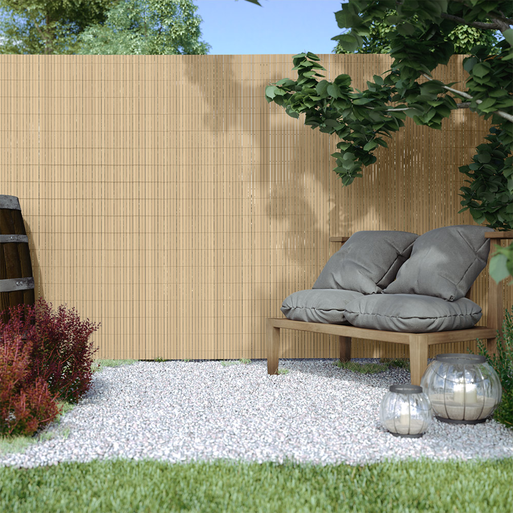 Bandes Brise-Vue en PVC Rigide pour clôture Double Fil de Jardin | Hauteur  19 cm | Épaisseur 1,2 mm | Graphite